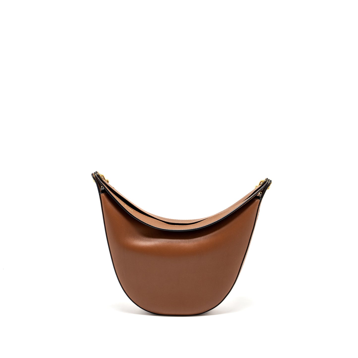 LOEWE Small Luna Bag Calfskin Pecan GHW