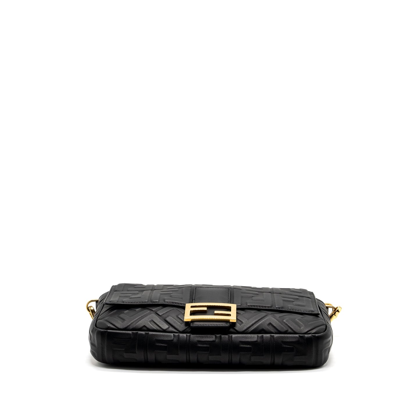 Fendi Large Baguette Bag Nappa Black GHW