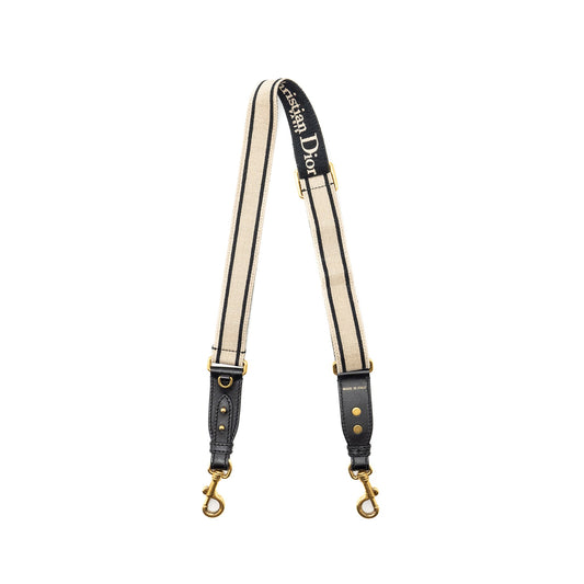Dior Adjustable Shoulder Strap embroidery Multicolour GHW