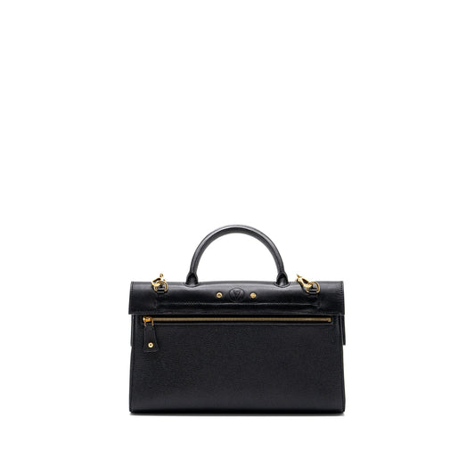 Louis Vuitton Flap Shoulder Bag Calfskin Black GHW