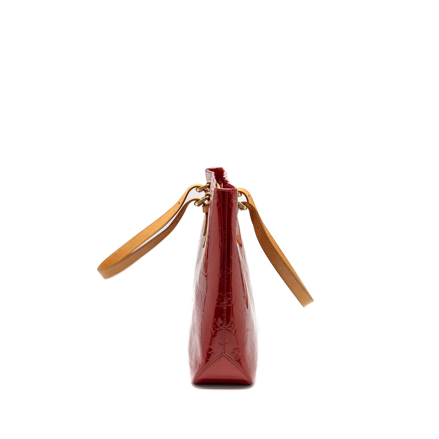 Louis vuitton Zip Tote bag patent red GHW