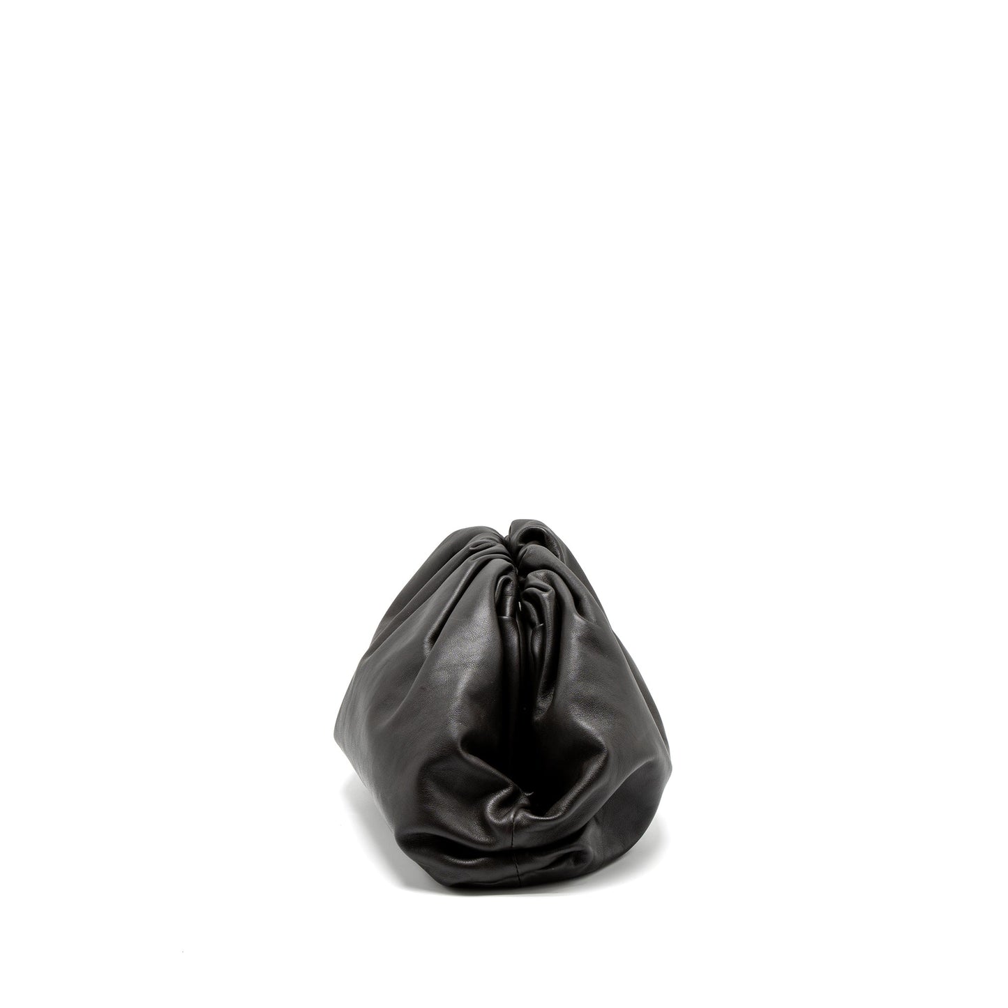 Bottega Veneta Clutch Calfskin Dark Brown GHW