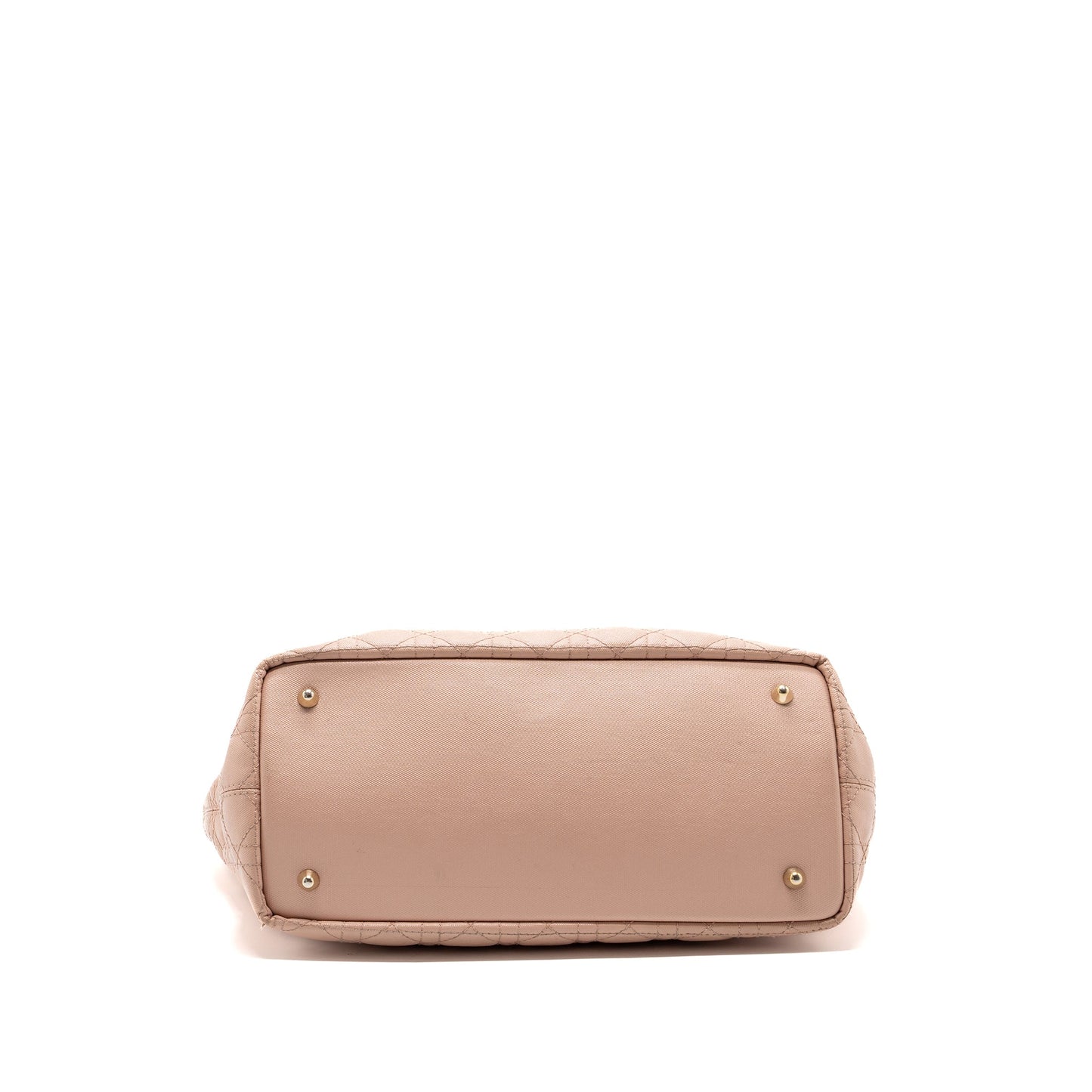 Dior small shopping tote bag light pink GHW