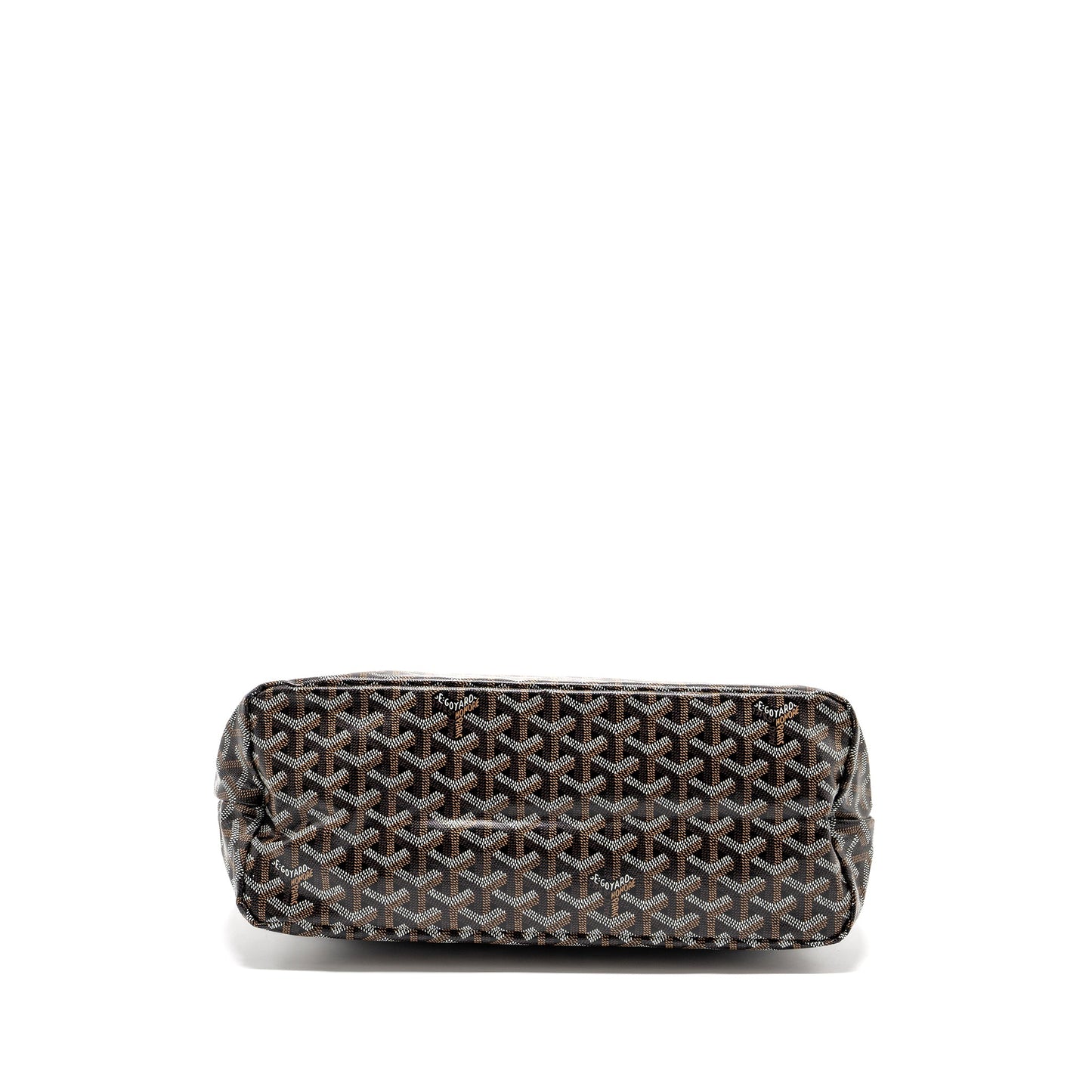 Goyard Boheme Hobo Bag Canvas/Calfskin Black/ Brown SHW