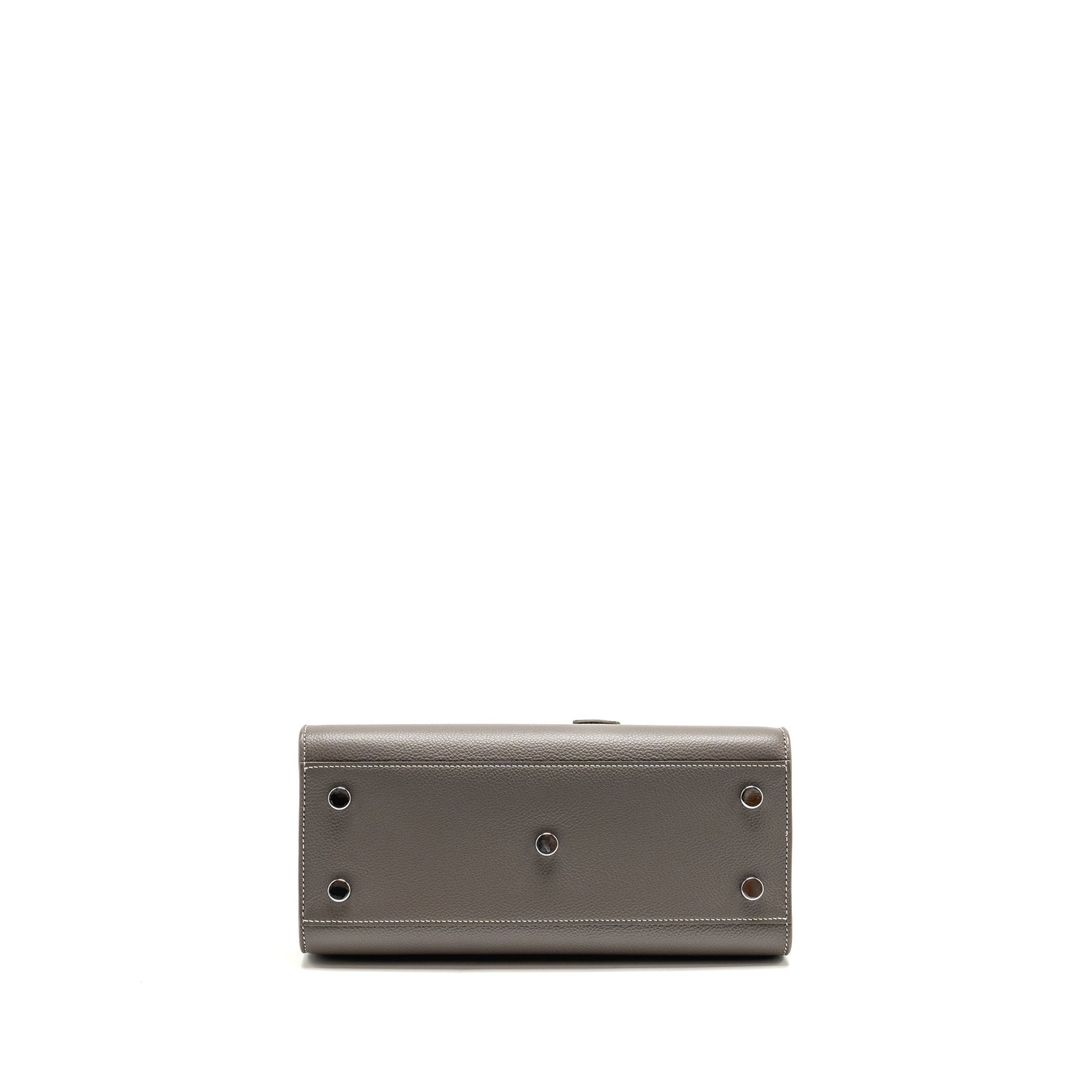 Saint Laurent/YSL Baby Sac de Jour Bag Grained Calfskin Grey SHW