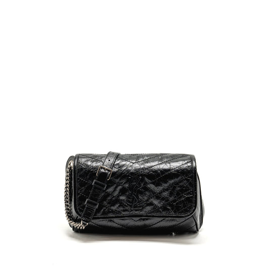 Saint Laurent niki body calfskin black SHW