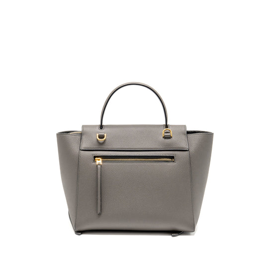 Celine Micro Belt Bag Calfskin Dark Grey GHW