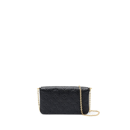 Louis Vuitton Felicie Pochette Monogram Empreinte Black GHW