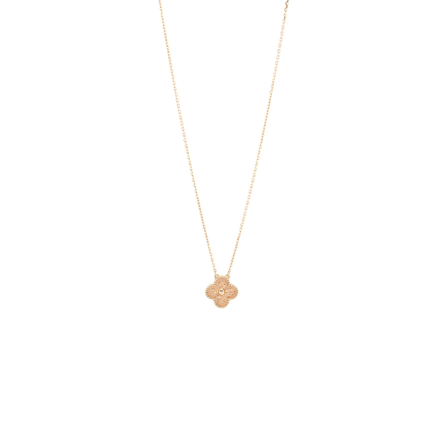 Van Cleef & Arpels Vintage Alhambra Pendant rose gold