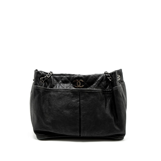 Chanel Tote Bag Calfskin Black SHW