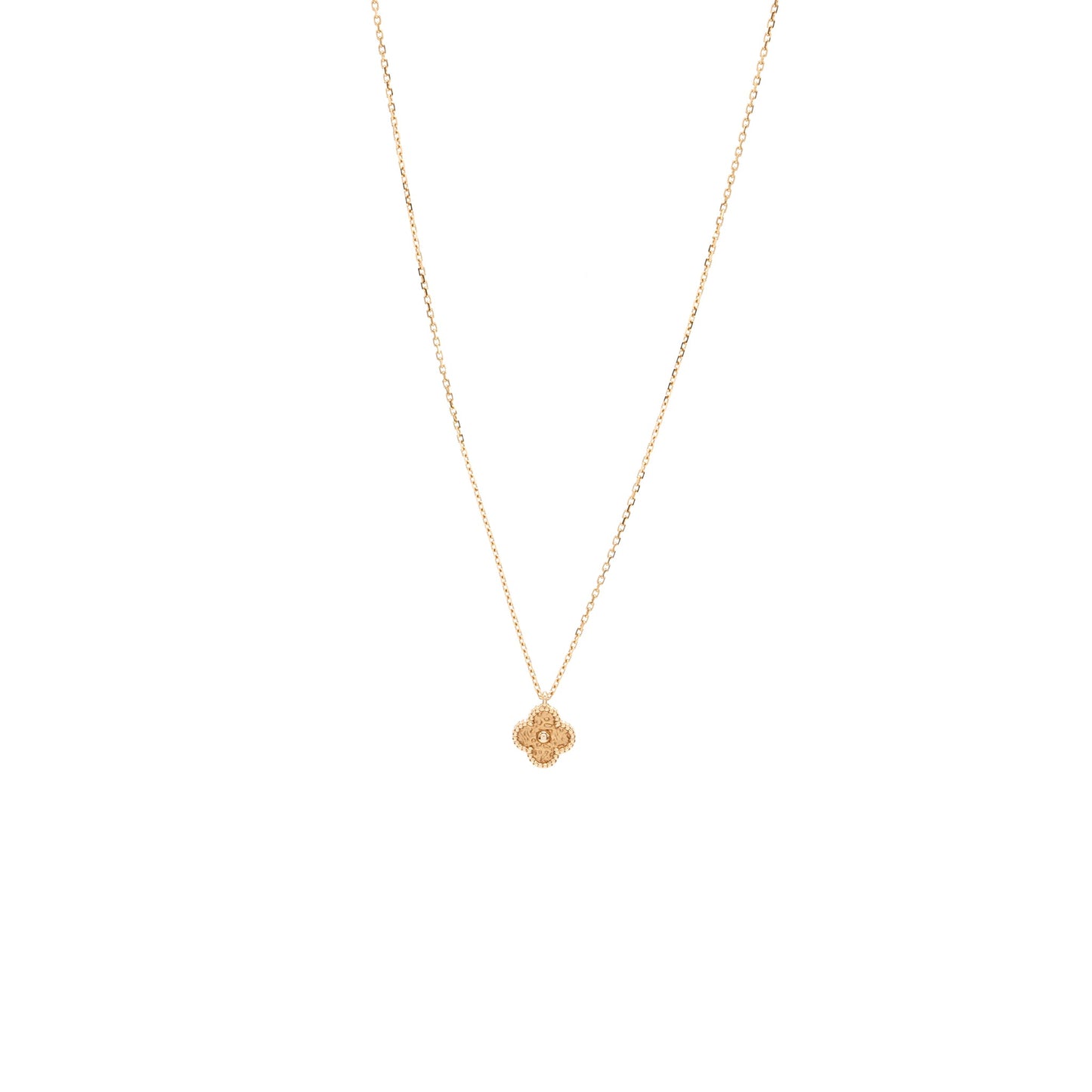 Van Cleef & Arpels Sweet Alhambra Pendant Rose Gold