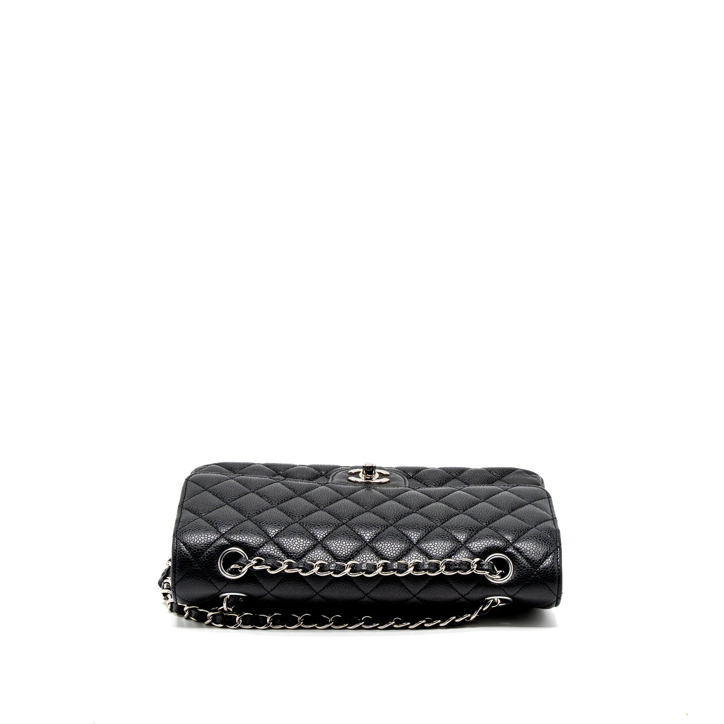 Chanel Medium Classic Double Flap Bag Caviar Black SHW