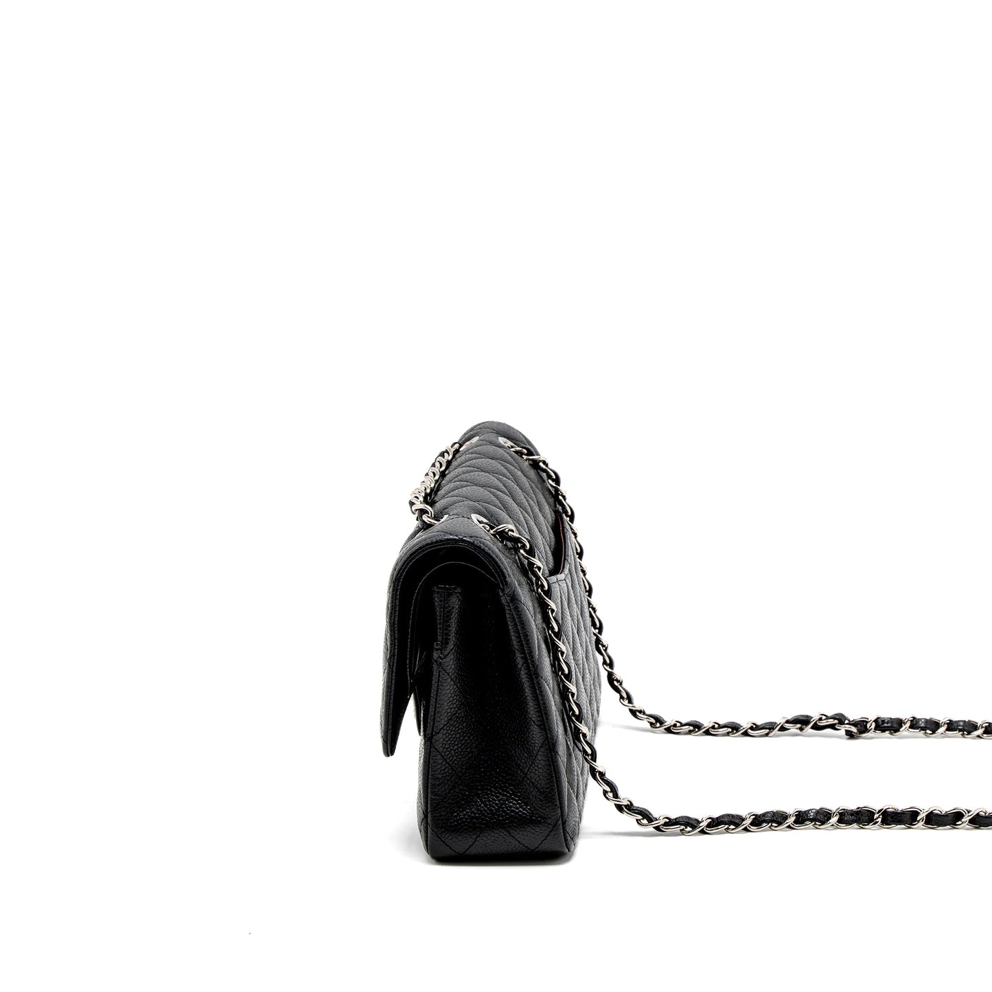 Chanel Medium Classic Double Flap Bag Caviar Black SHW