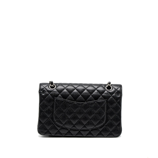 Chanel Medium Classic Double Flap Bag Caviar Black SHW