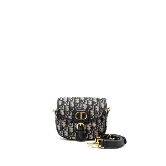 Dior Small Dior Bobby Bag Oblique Jacquard Blue/Multicolour GHW