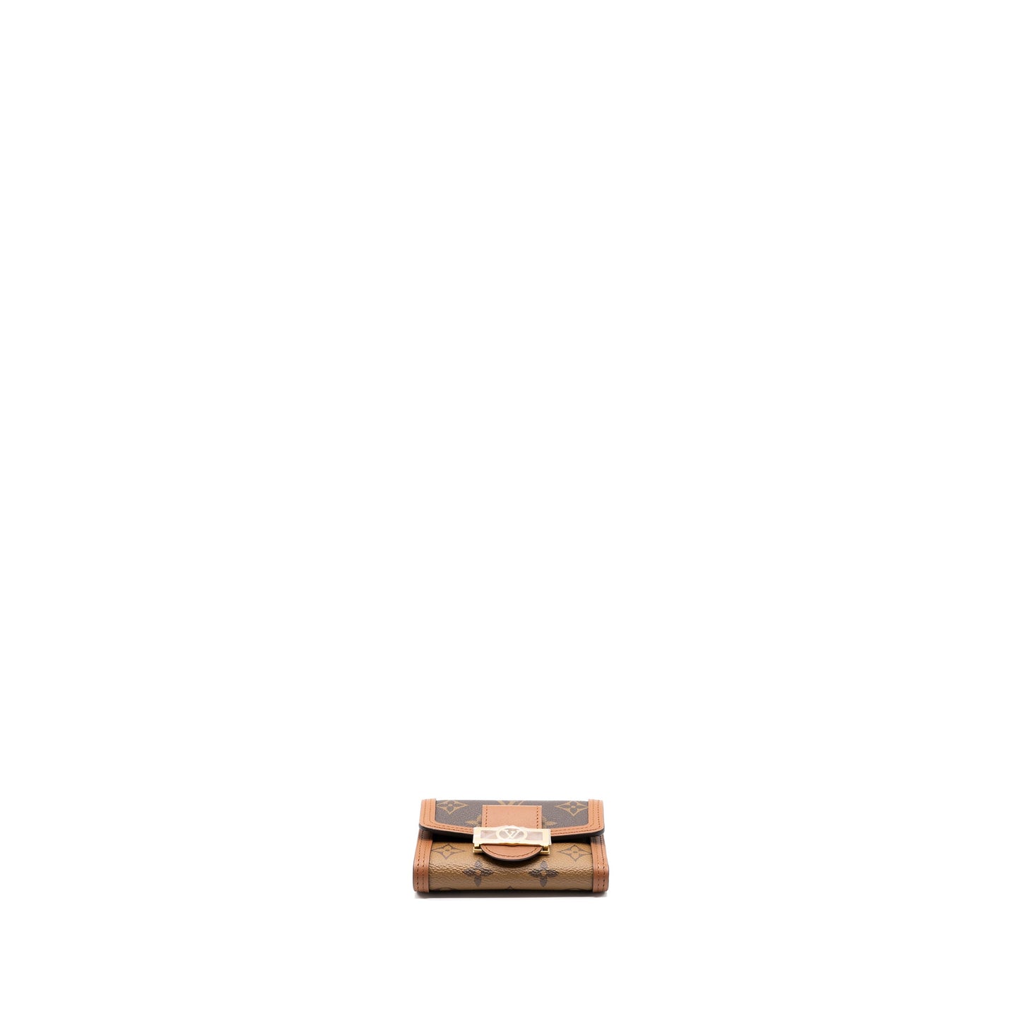 Louis Vuitton Dauphine compact wallet monogram canvas GHW