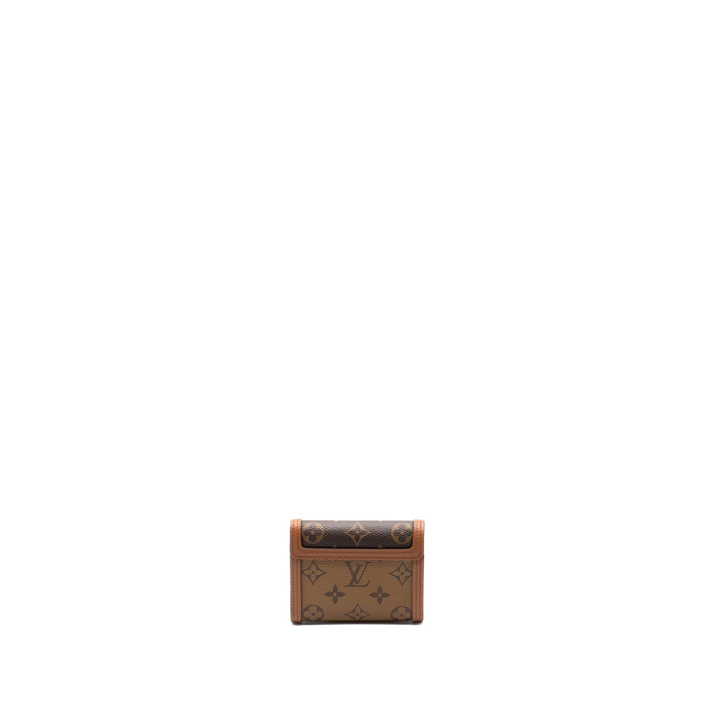 Louis Vuitton Dauphine compact wallet monogram canvas GHW