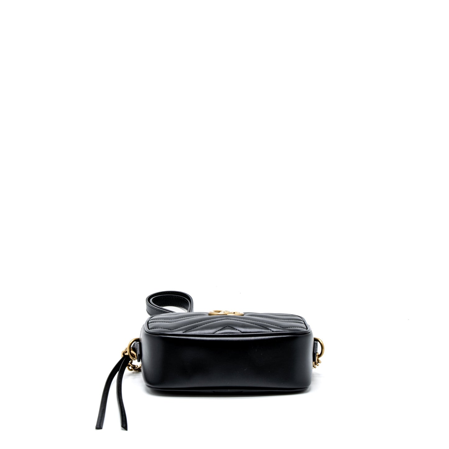 Gucci GG Marmont Matelasse Mini Bag Calfskin Black GHW