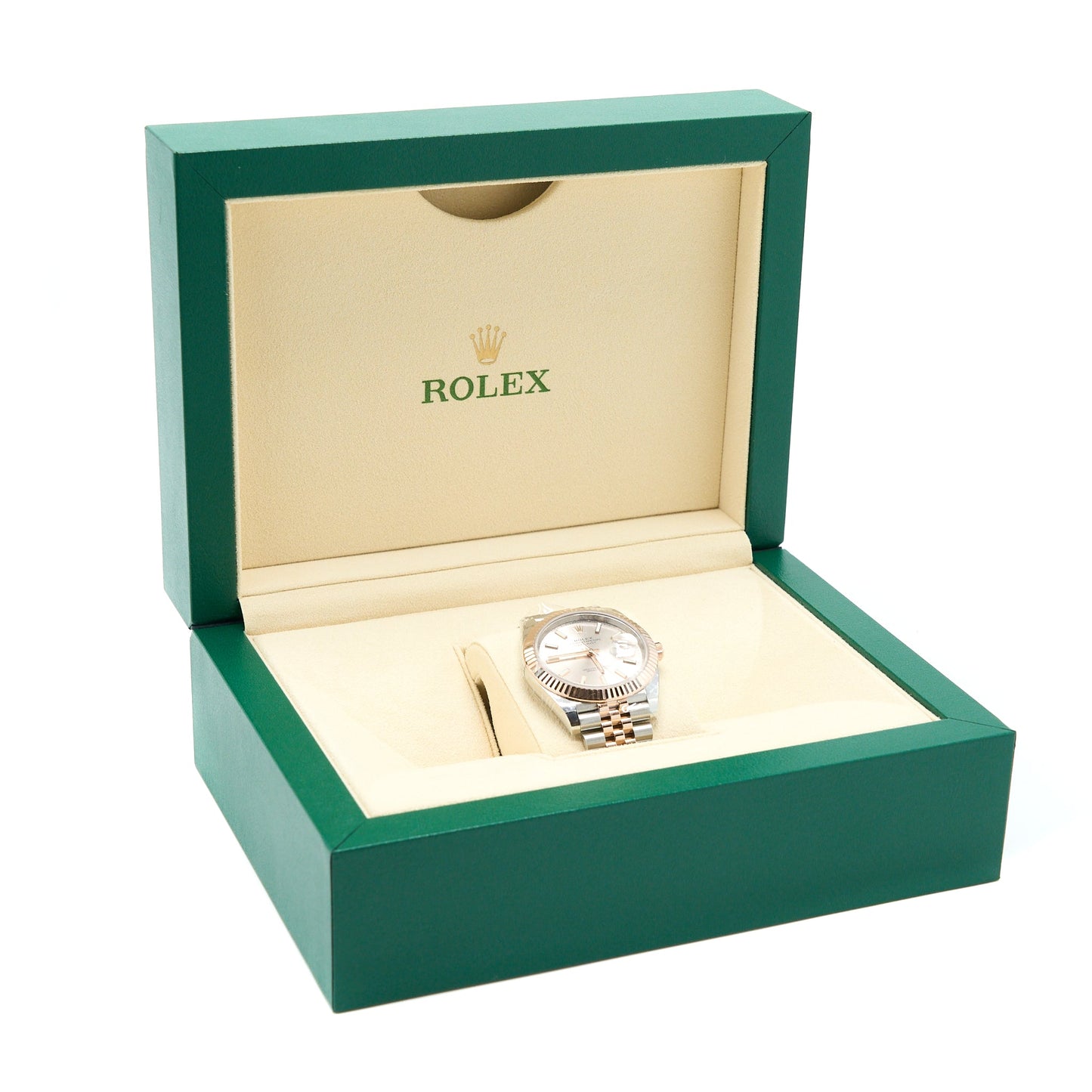 Rolex Datejust 41MM Oystersteel and Everose Gold Sundust Dial M126331–0010