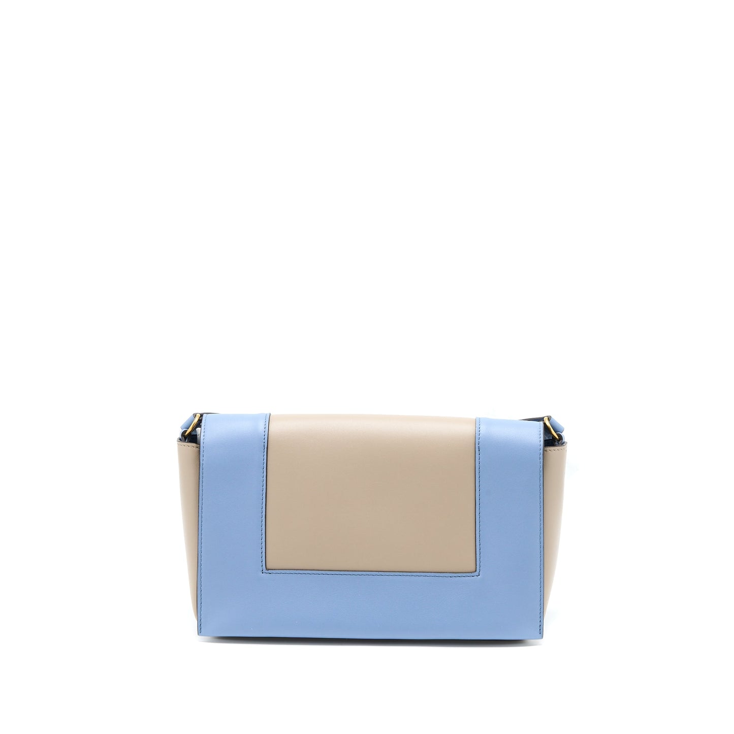 Celine Medium Frame Bag Multicolour Blue/Light Taupe GHW