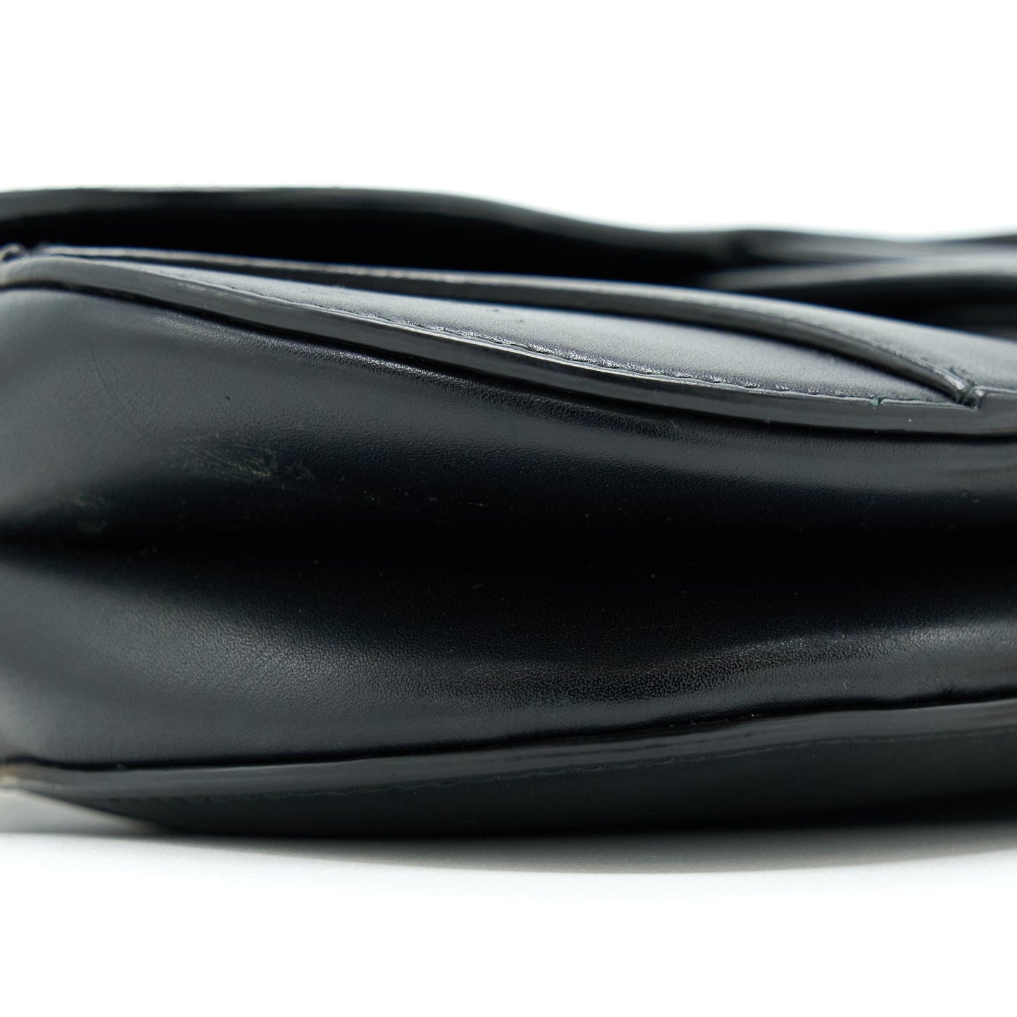 Dior Small Saddle Bag Calfskin Black GHW