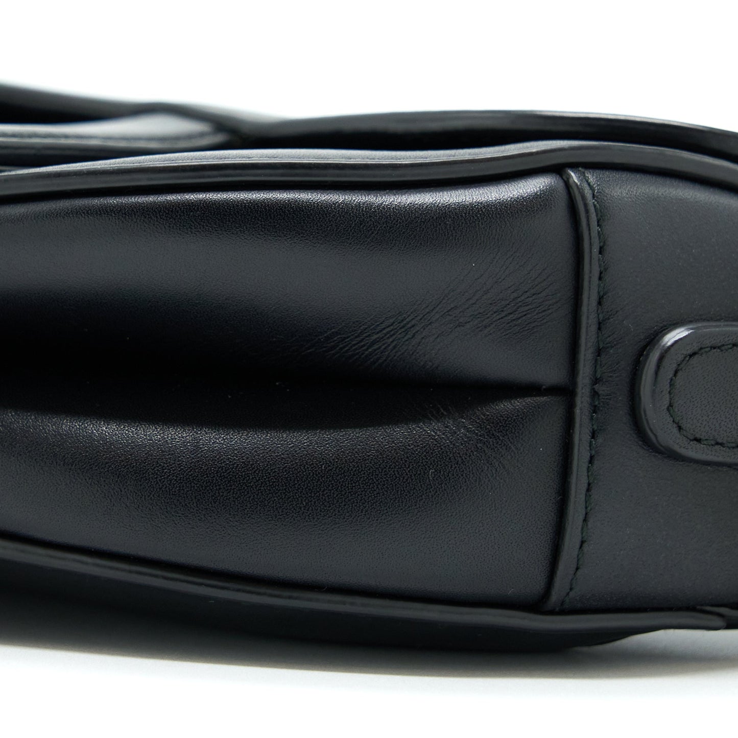Dior Small Saddle Bag Calfskin Black GHW