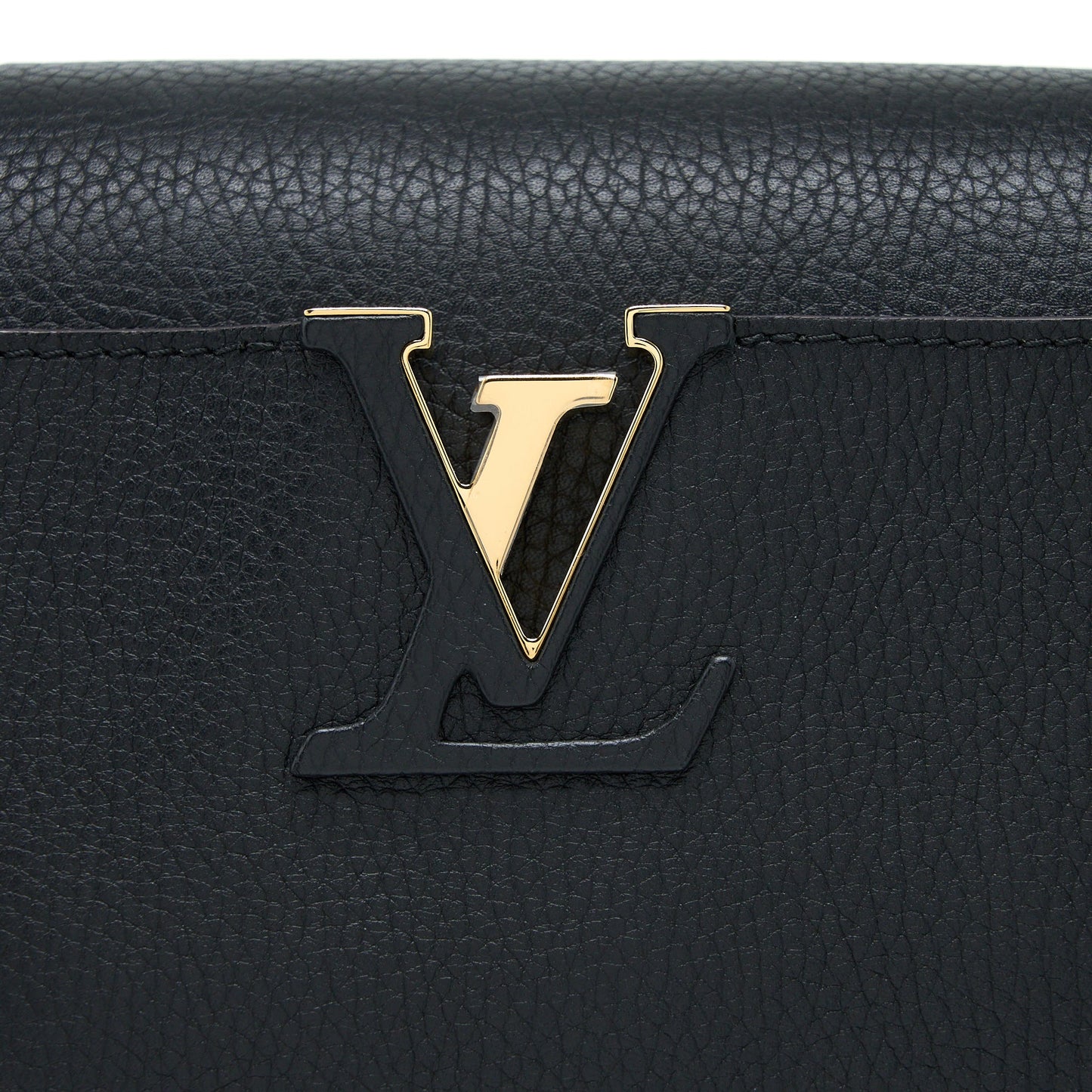 Louis Vuitton Capucines MM Taurillon Black GHW