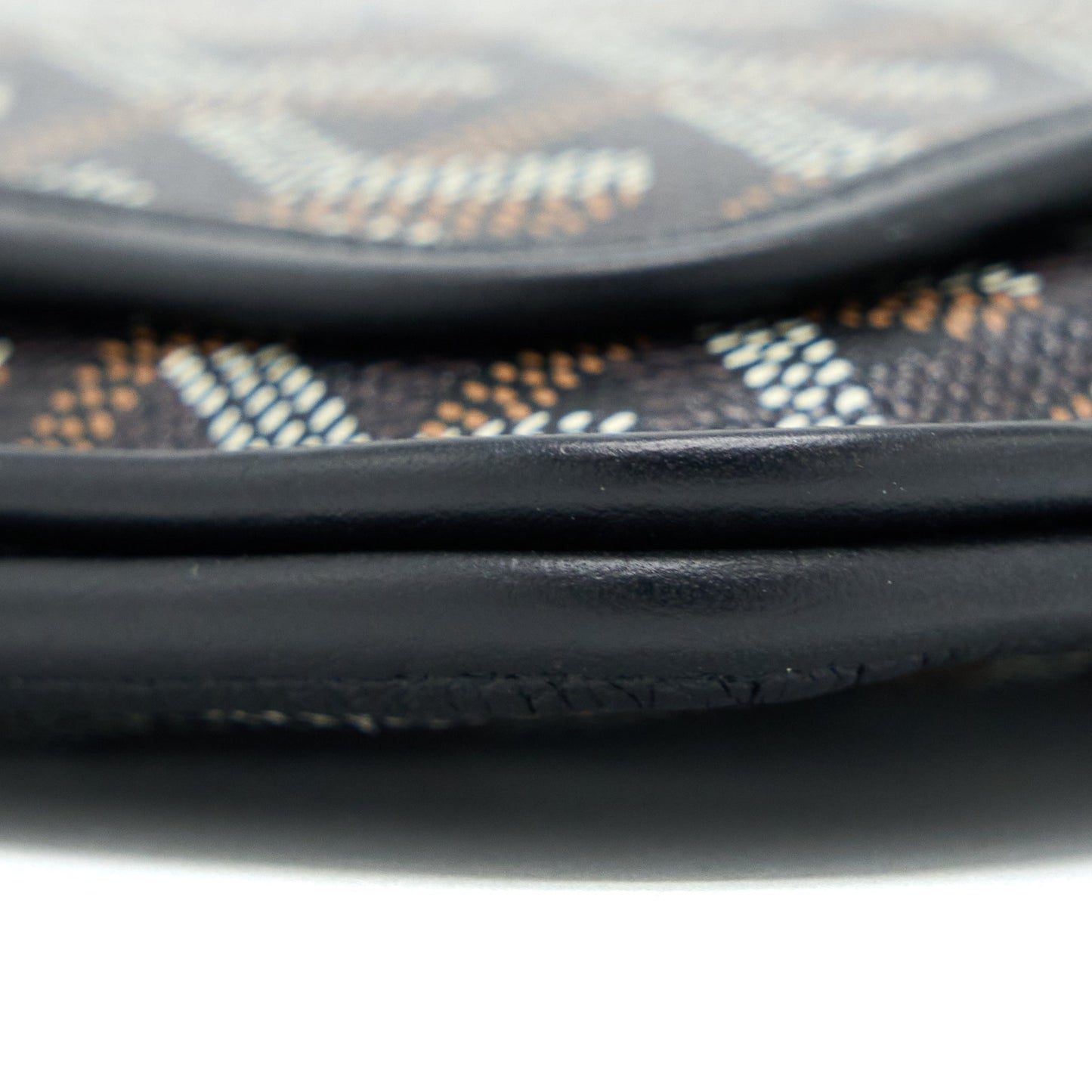 Goyard Plumet Pocket Wallet Canvas Black SHW