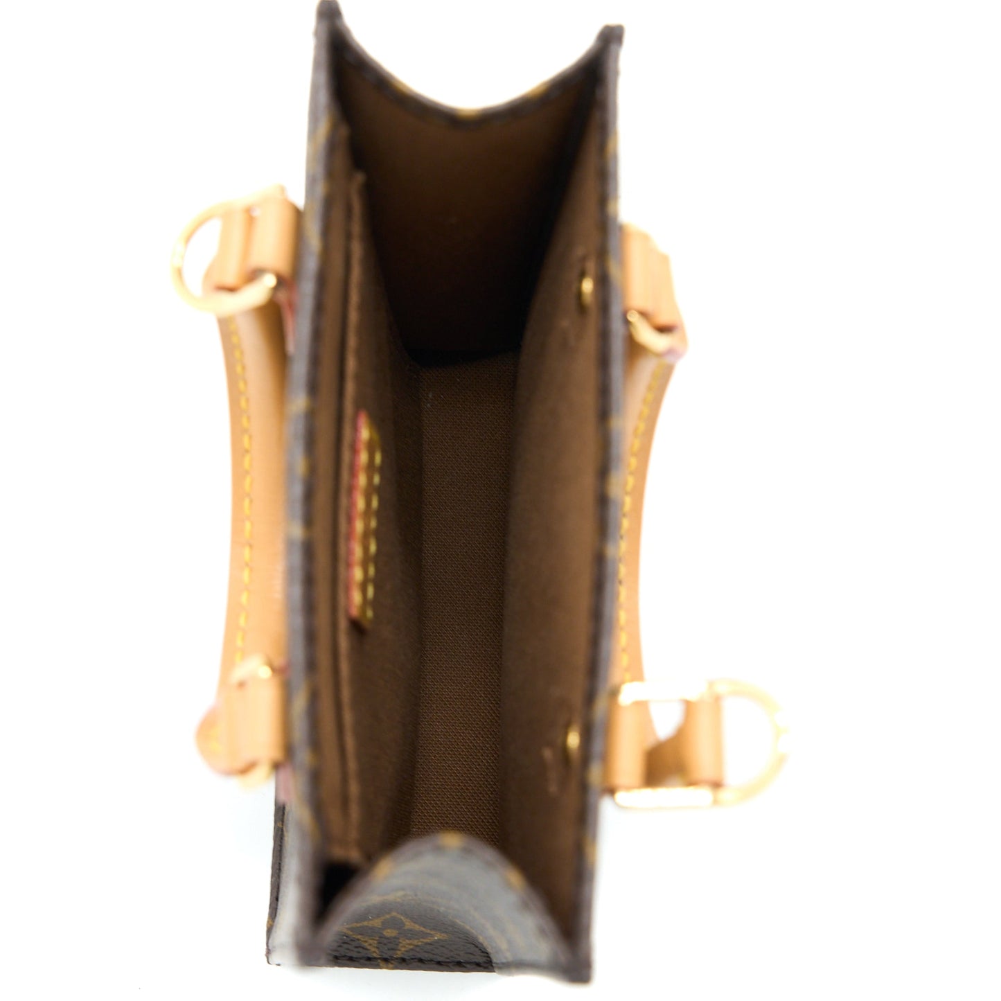 Louis Vuitton Petit Sac Plat Monogram Canvas GHW (New Version)