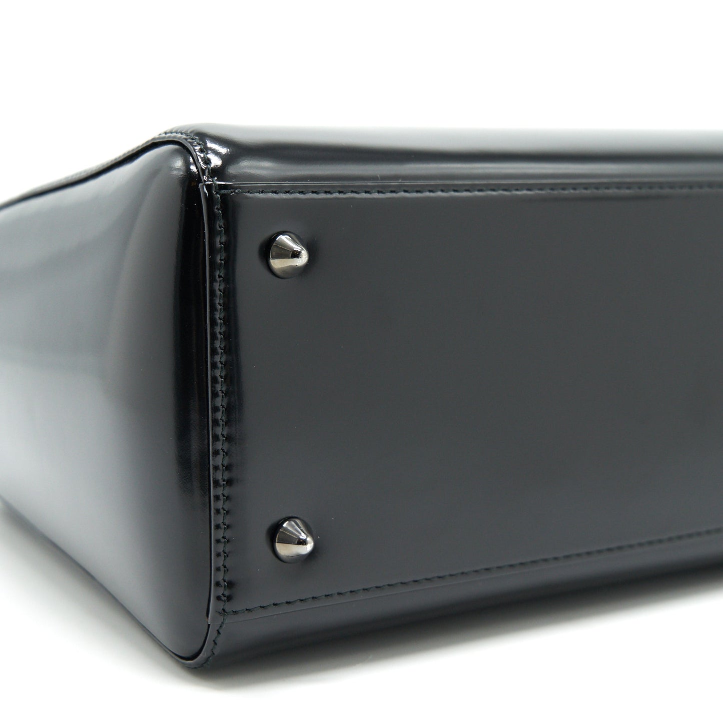 CHRISTIAN DIOR MEDIUM LADY DIOR CALFSKIN IN BLACK BHW