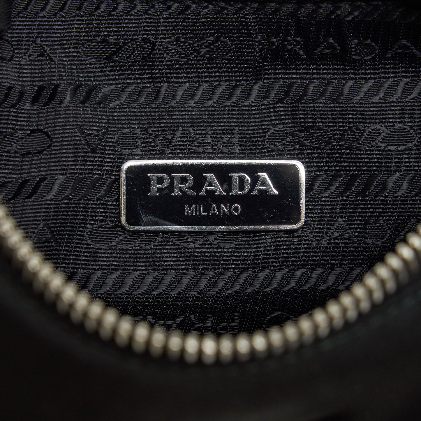 Prada Reedition 2005 Re Nylon Bag Black SHW(Chain Handle Missing）