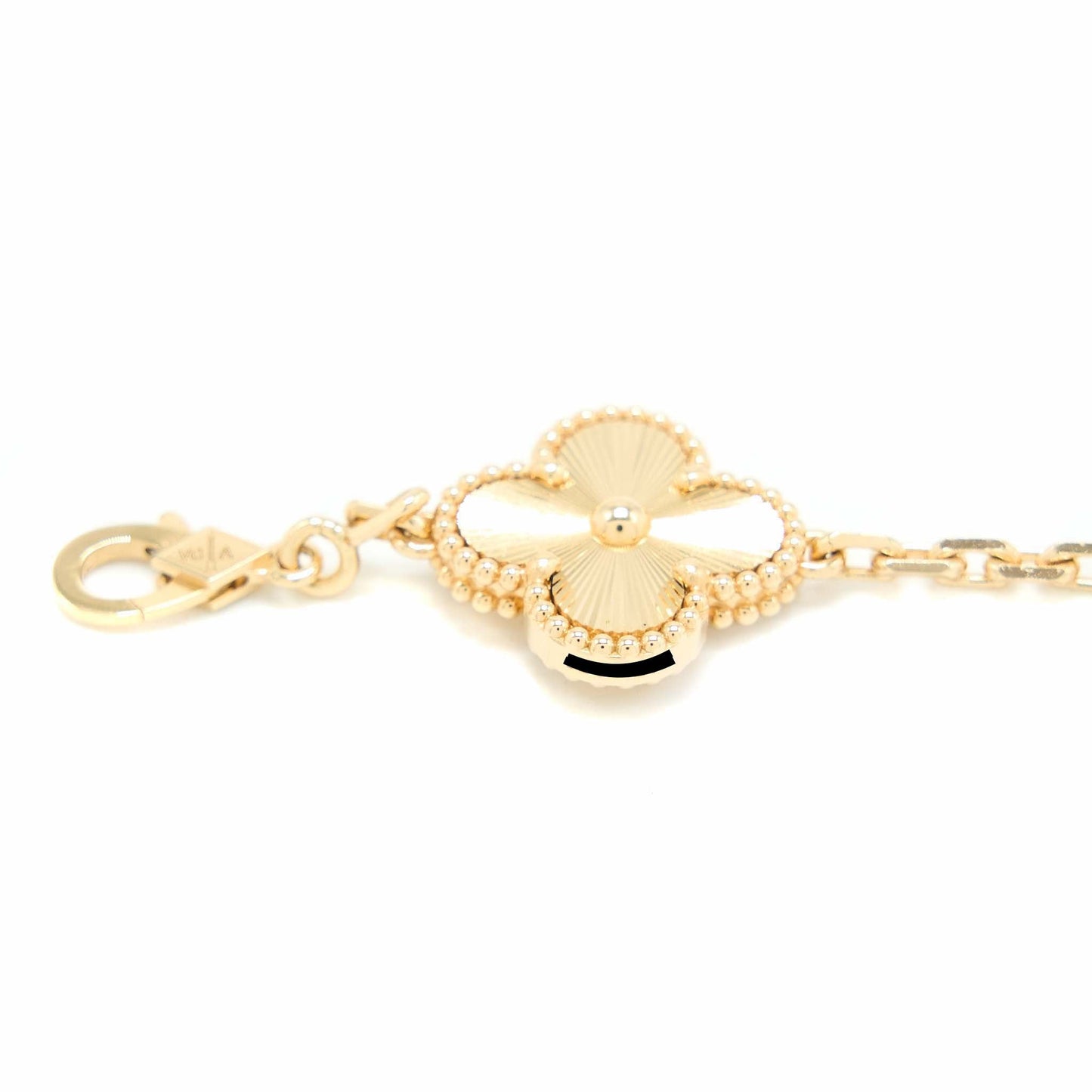 Van Cleef&Arpels Vintage Alhambra Bracelet 5 Motifs Yellow Gold