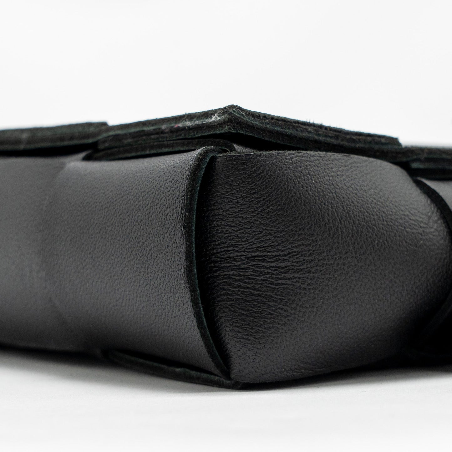 Bottega Veneta Cassette Belt Bag Lambskin Black GHW