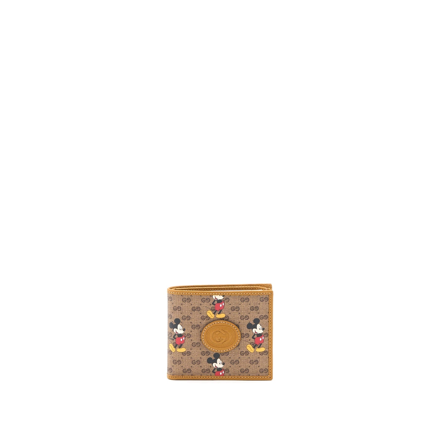 Gucci x Disney Mickey Mouse Wallet Mini GG Supreme Beige