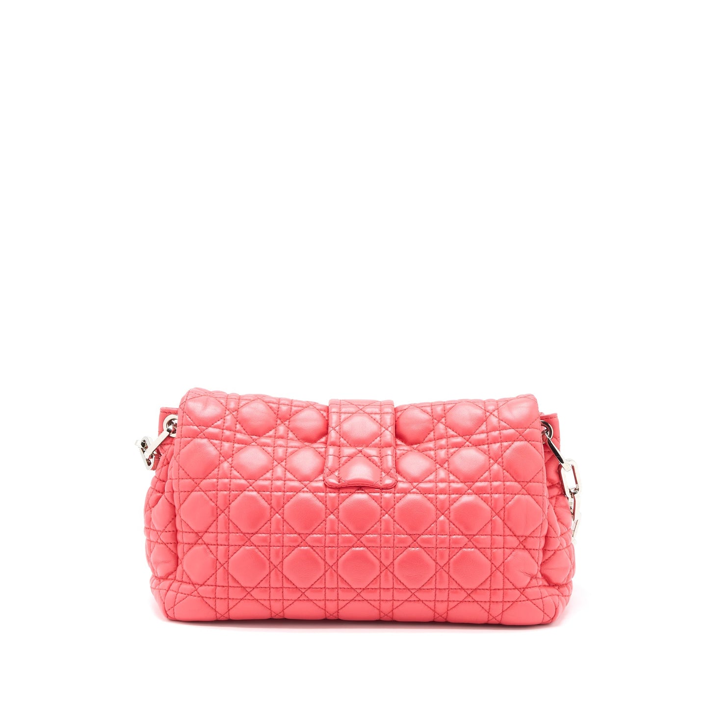 Luxury Dior New Lock Flap Shoulder Bag Lambskin Red SHW