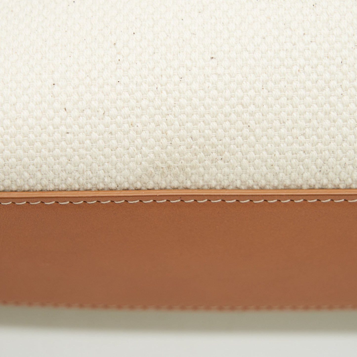Celine small Vertical Cabas Canvas with celine print and calfskin