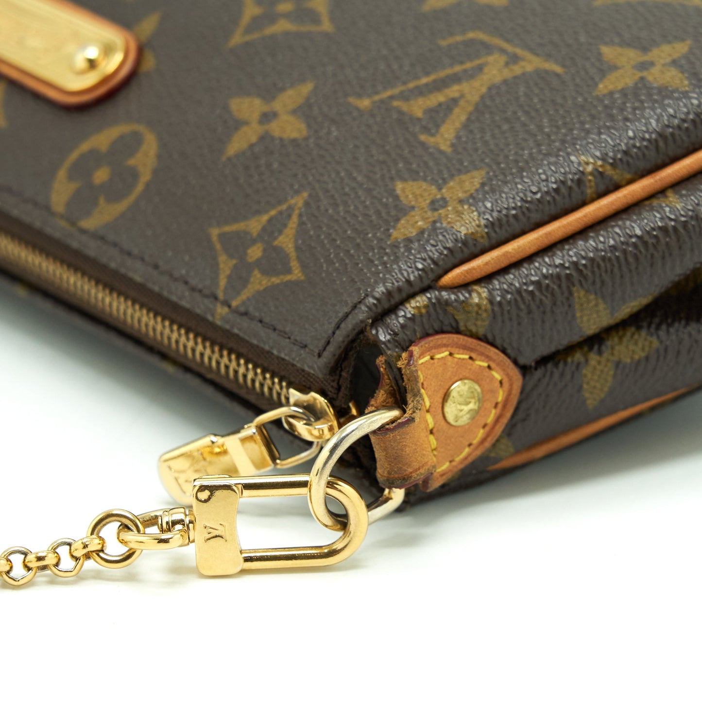 Louis Vuitton Eva Pochette Bag Monogram Canvas GHW