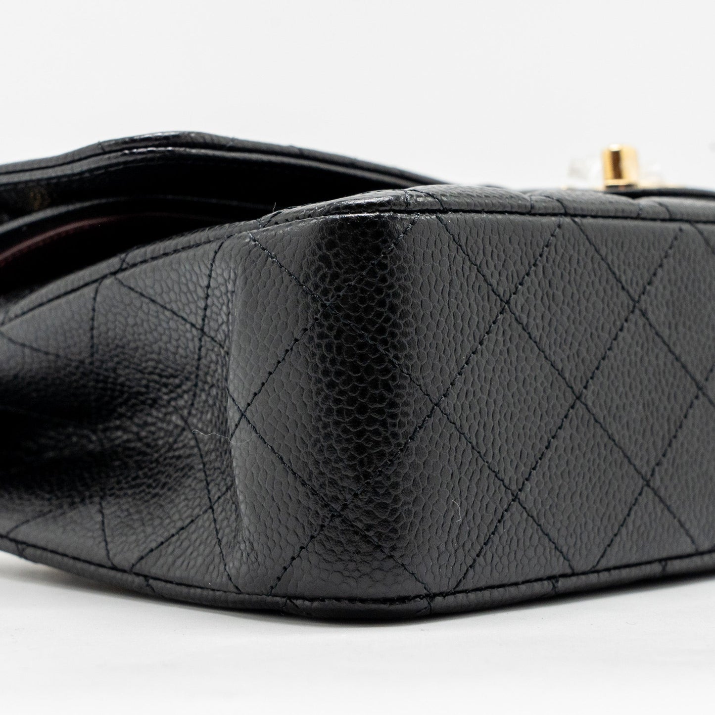 Chanel Medium Classic Double Flap Bag Caviar Black GHW(microchip)