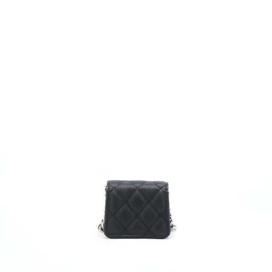 Chanel Clutch With Chain Caviar Black SHW