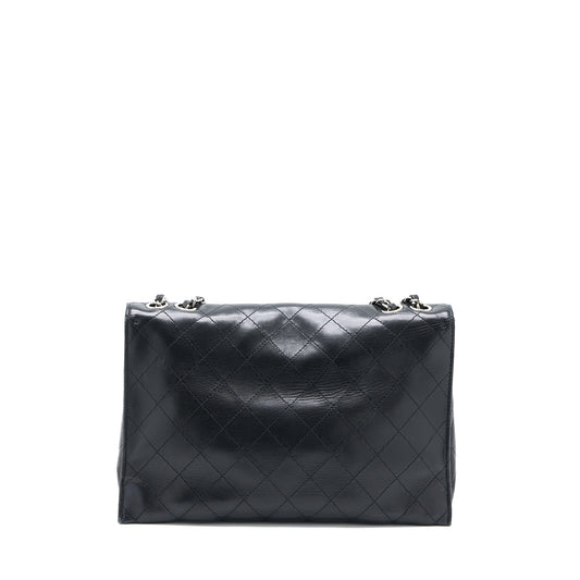 Chanel Quilted Flap Bag Lambskin Black SHW