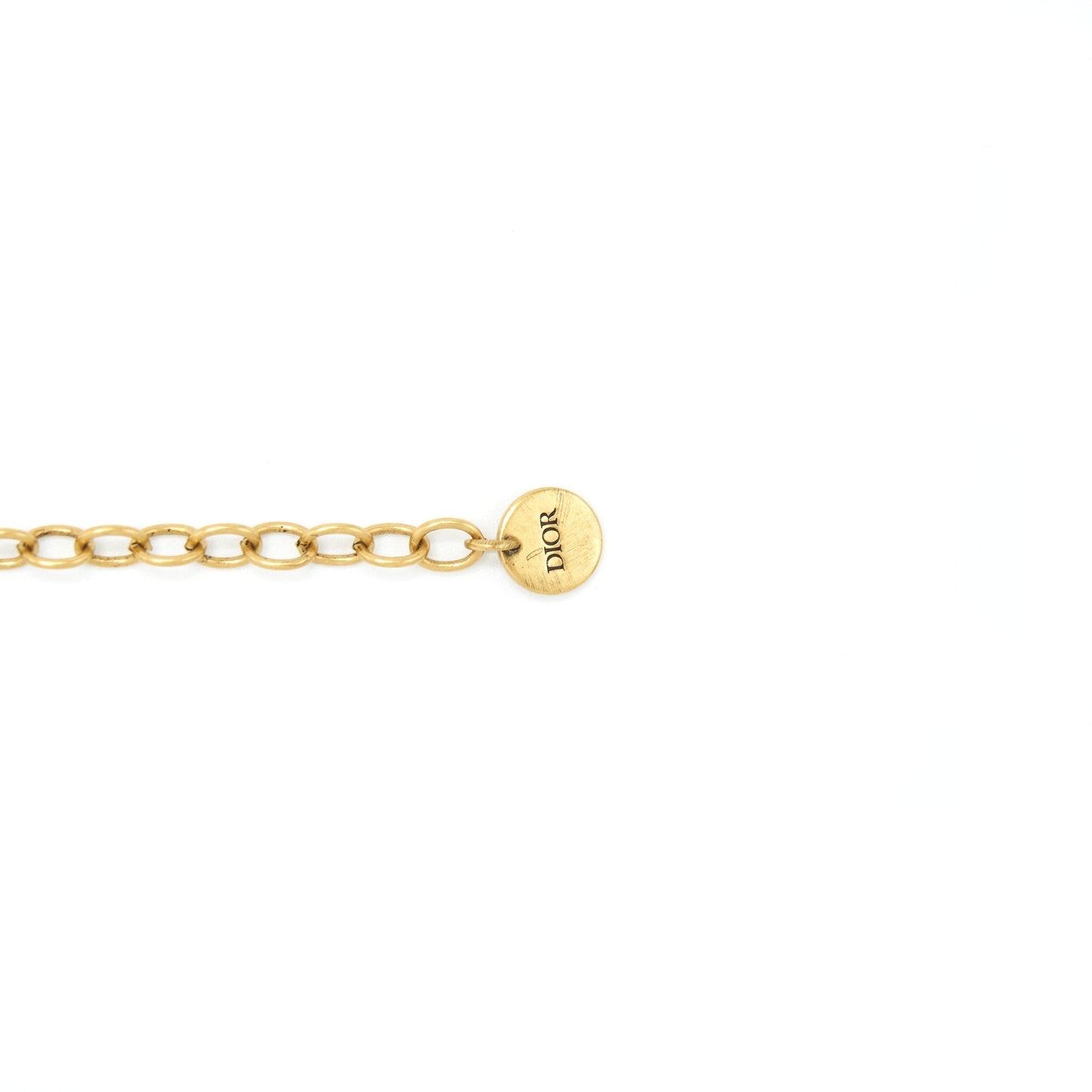Dior J’adior Choker Antique Gold-Finish Metal