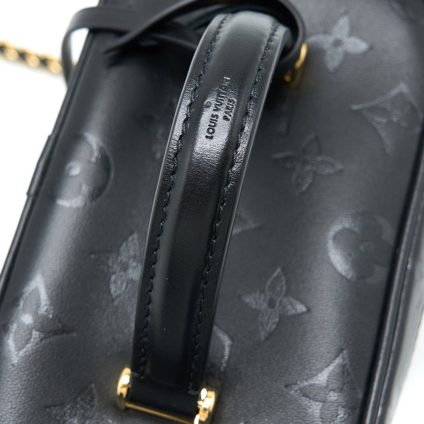 Louis Vuitton Vanity PM Monogram Lambskin Black GHW
