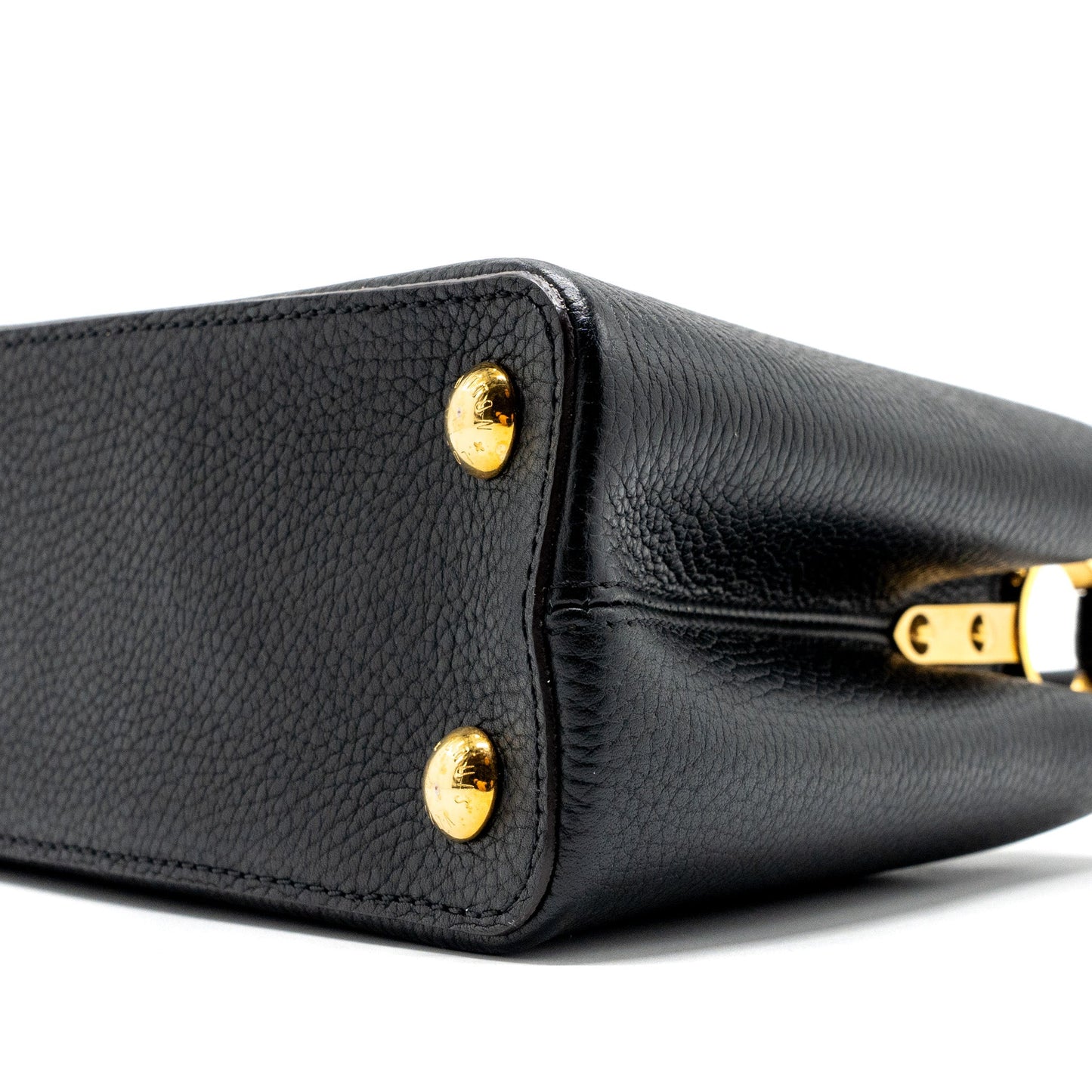 Louis Vuitton capucines BB Taurillon black / pink GHW