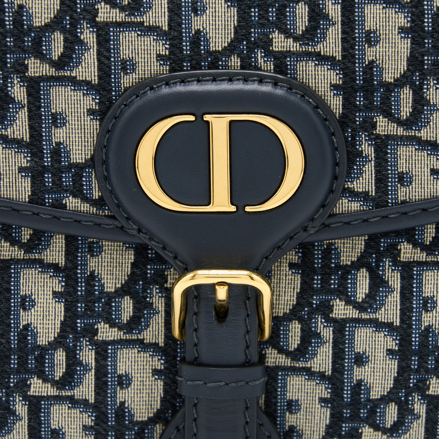 Dior Medium Bobby Bag Blue Dior Oblique Jacquard GHW