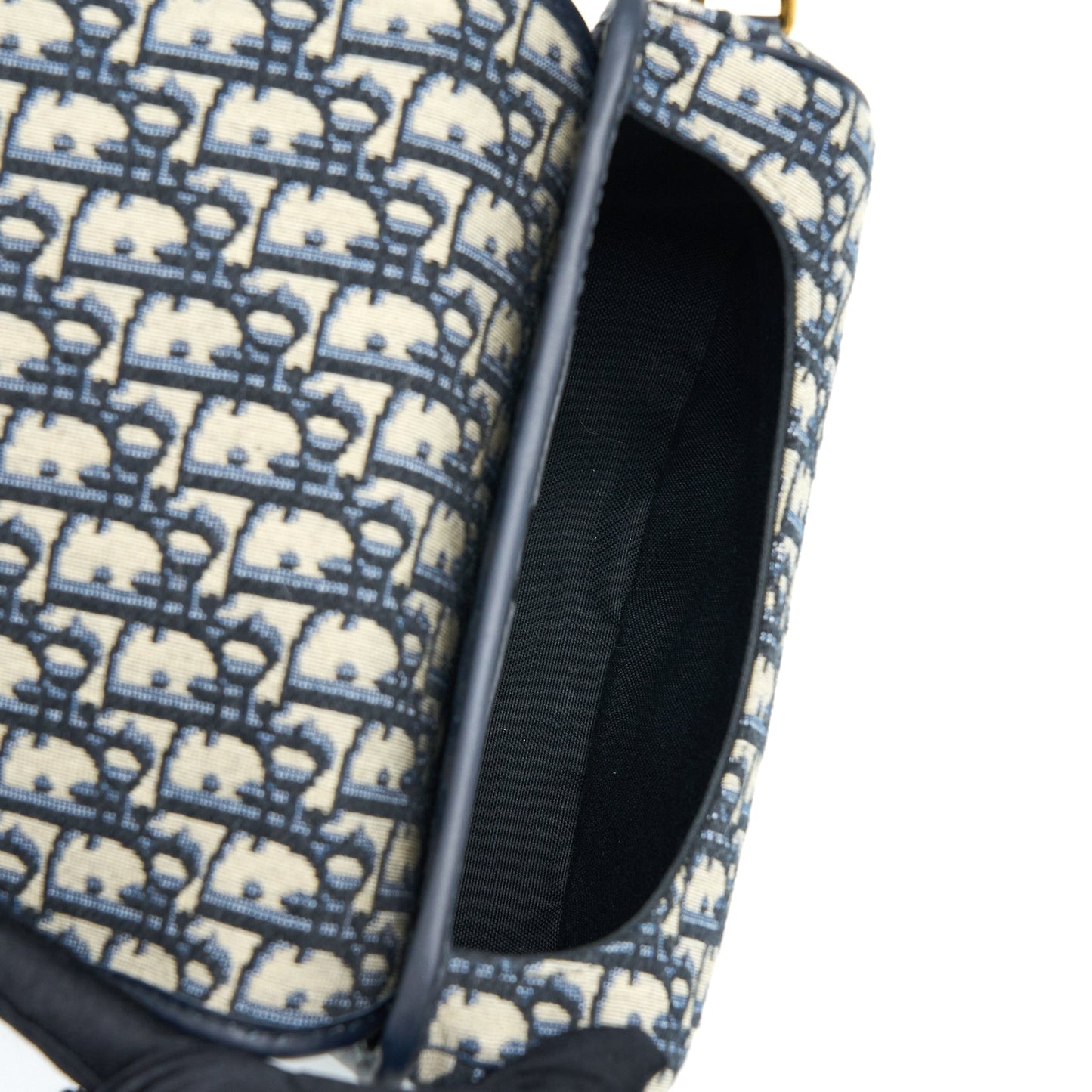Dior Medium Bobby Bag Blue Dior Oblique Jacquard GHW