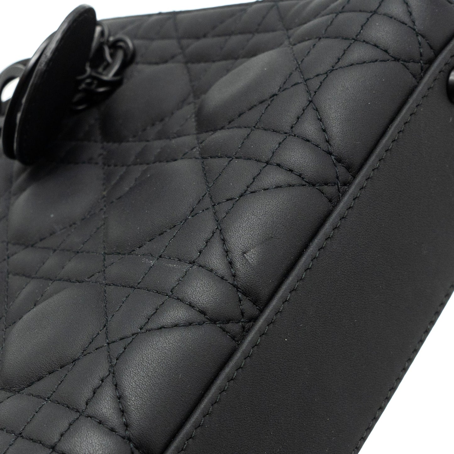 Dior Mini Lady Dior Calfskin So Black