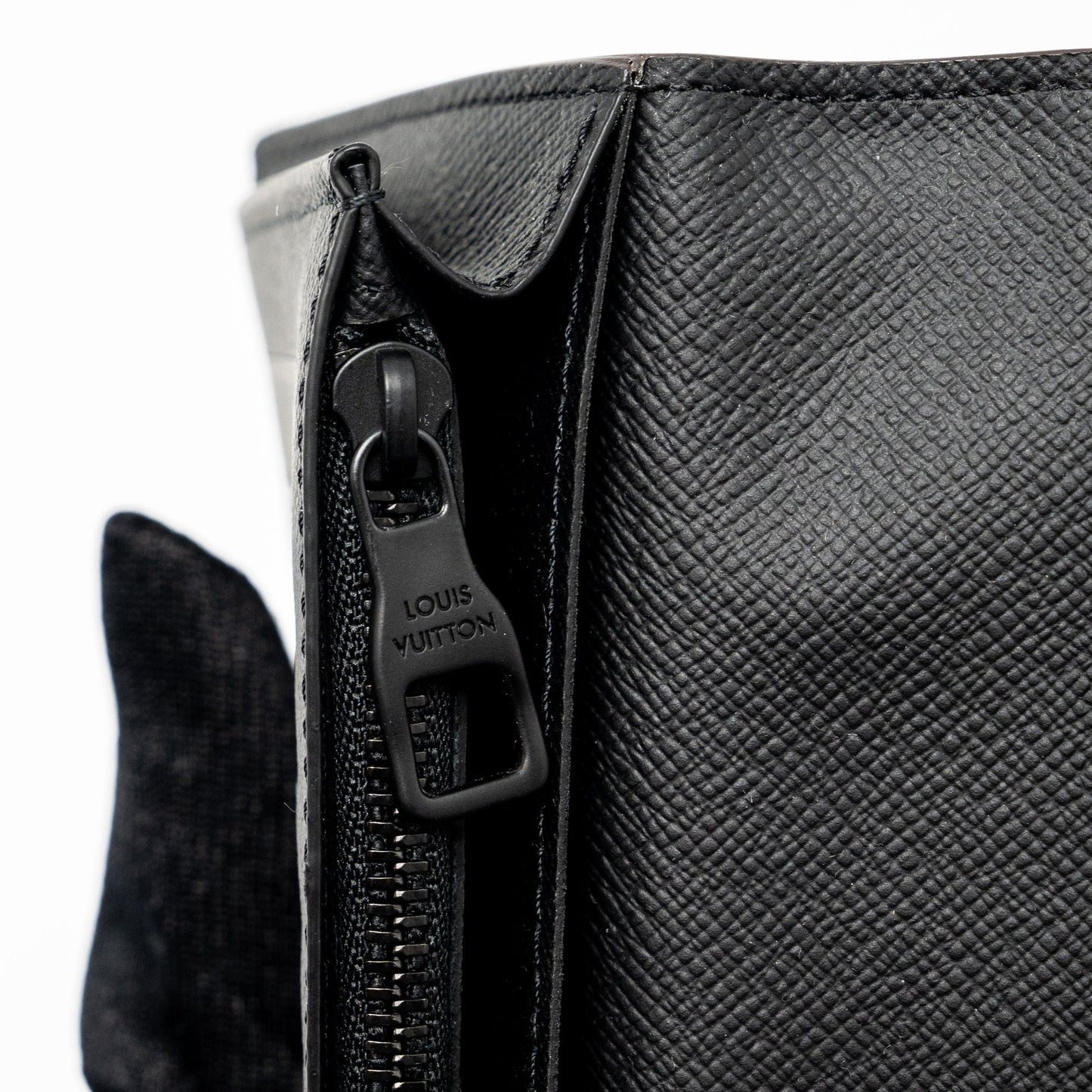 Louis Vuitton x Nigo Brazza Long Wallet Limited Edition Giant Damier Ebene Coated Canvas Black Hardware