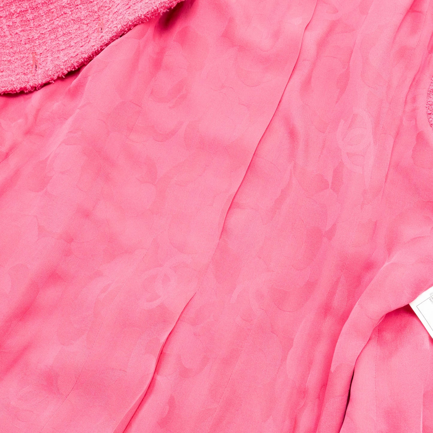 Chanel Size 40 22s Runway Tweed Vest Cotton Pink