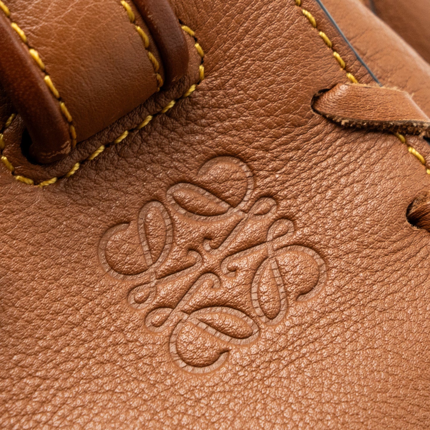 Loewe small hammock bag calfskin caramel GHW
