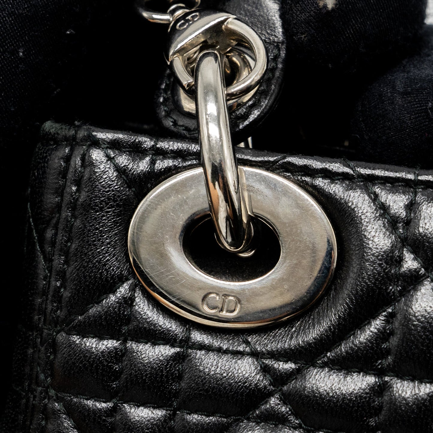 Dior Mini Lady Dior Lambskin Black SHW